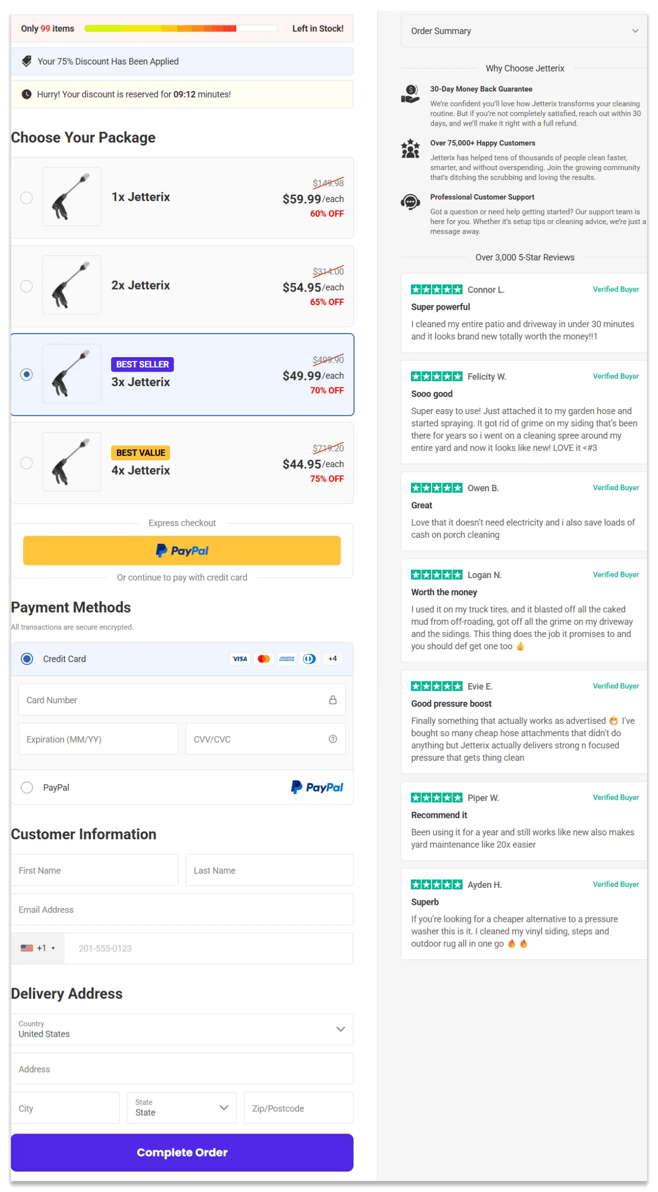 HoseHawk Pro Secure Checkout Page